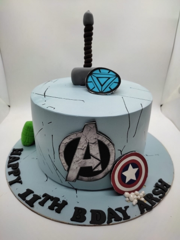 AVENGERS THEME CAKE