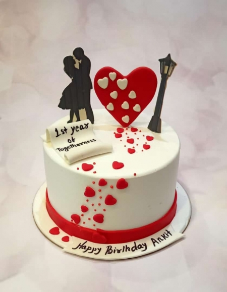 VALENTINE THEME CAKE 1