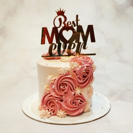 BEST MOM EVER THEME CAKE