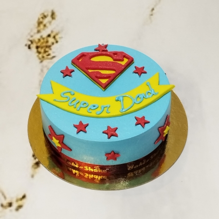 SUPERDAD THEME CAKE