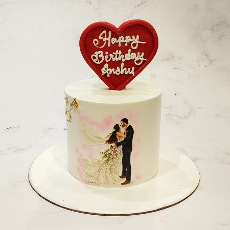 COUPLE THEME CAKE