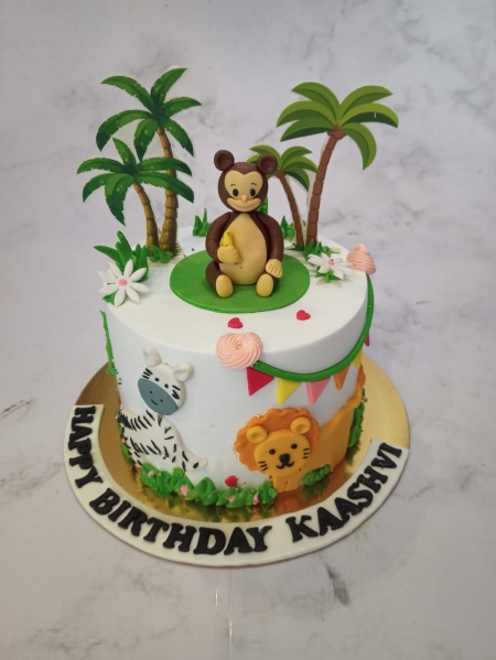 JUNGLE THEME CAKE 2