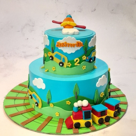 Peppa Pig Birthday Cake | Kit Kat Cake - This Delicious House