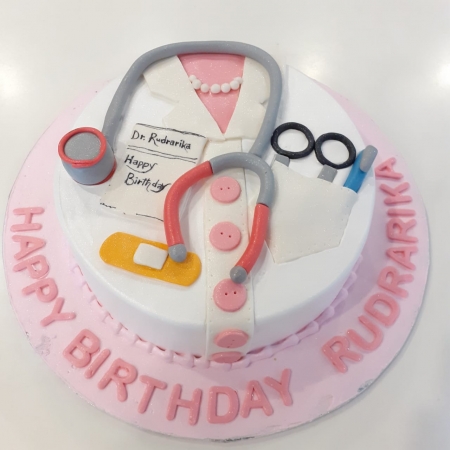 doctor theme cake 3