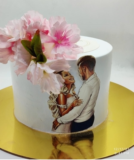 COUPLE THEME CAKE 