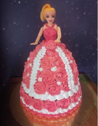 Doll Aluminium Cake Mould Dia 8