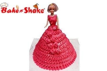 BARBIE DOLL CAKE 9