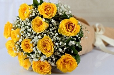 BOUQUET Of YELLOW ROSES